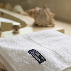 Set Juego De Toalla Toallón Cannon Absorbency 520g Blanco Lisa Blanco