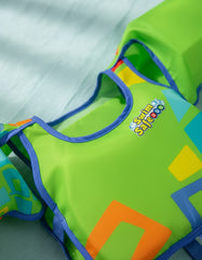 Chaleco Salvavidas Niños Con Bracitos Flotador Bestway 32174 Verde Lima