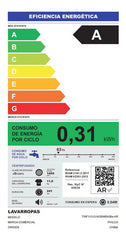 Lavarropas Carga Frontal Philco 11 Kg Inverter Grey Silver Gris
