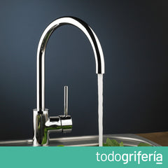 Fv 87 Temple 0411.04/87 Griferia Cocina Monocomando Color Plateado