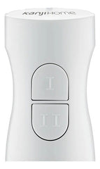 Minipimer Mixer Kanji 2 Velocidades Cuchilla De Acero Inoxidable 800whats Blanco