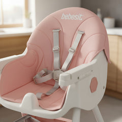 Silla De Comer Reclinable 3 En 1 Bebesit 6651-b Rosa H:15kg Rosa