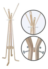 Combo Sillon De 1 Cuerpo Tm A5641 + Perchero Natural Tm Marrón Liso