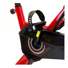 Bicicleta Fija Randers Arg-845sp Spinning Roja 6kg H.120k Cs Negro/rojo