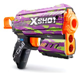 Pistola Lanza Dardos Zuru X Shot Skins Flux Crucifier Violeta