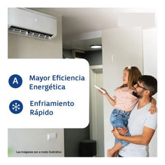 Aire Acondicionado Split F/c Alaska As35wchu 3200watts Blanco