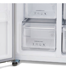 Heladera Side By Side Inverter No Frost Whirlpool Wrs955 Cts Gris Oscuro
