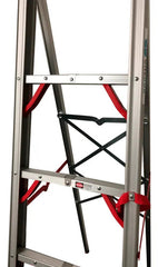 Escalera De Aluminio Articulada Portatil One-box Ob-eto180 Gris