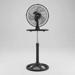 Ventilador De Pie Pared Turbo 3 En 1 Liliana Vp10m 60w 25.4 Cm Negro 3