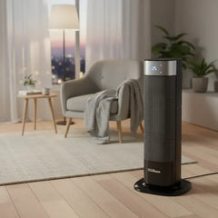 Calefactor Electrico Liliana Tf152r Torre Turboforzador Negro
