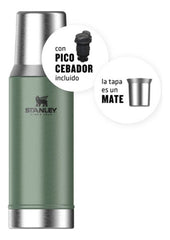 Termo Stanley Mate System Classic De 800ml Pba Free Verde