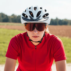 Casco Bicicleta Rollers Visera Ventilacion Regulador Luz Tm Blanco L