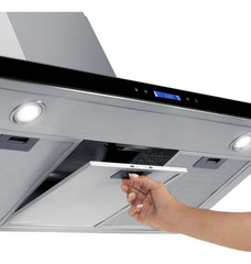 Campana Extracción Purificador Drean Crdr90ia Acero 90cm Gris