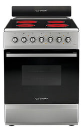 Cocina Electrica Ormay Ultra-acero Vitroceramico 4 Hornallas Acero