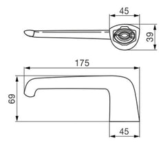 Portarrollo Griferia Fv Epuyen 0167/l2-cr Cromo Tio Musa