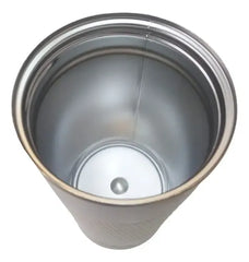 Vaso Termico Promo Frio Calor Con Tapa Acero Inox Vivendi Blanco Lisa