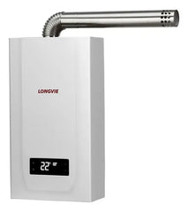 Calefón Digital Tiro Forzado Longvie Cf16-n Pilotless 16lts Blanco Gn