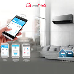 Aire Acondicionado LG Artcool Inverter 4500f Thinq Wifi Negro
