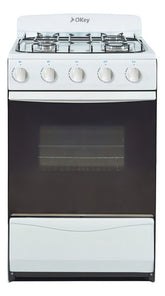 Cocina Ormay Okey Petit Multigas 4 Hornallas Blanca Blanco