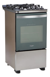 Cocina A Gas Whirlpool Wfo4vbr Inox 51cm Grill Eléctrico Acero Inoxidable