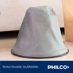 Aspiradora De Tacho Philco 1200w Aspira Liquidos Color Plateado/gris