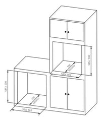 Horno Eléctrico De Empotrar Volcan Hc6ncv De 6 Funciones Negro