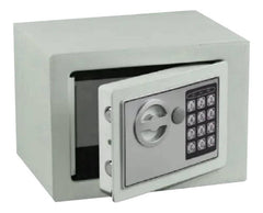 Caja Fuerte Seguridad Digital 23x17x17cm Mini Gris Tio Musa