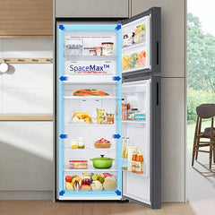 Heladera Samsung Rt42 Inverter 407 L Black Dispenser Black Doi