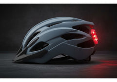 Casco Bicicleta Rollers Visera Ventilacion Regulador Luz Gris L