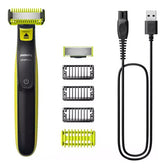 Afeitadora Philips Oneblade Qp2824/10 Para Cuerpo Rostro Usb Negro