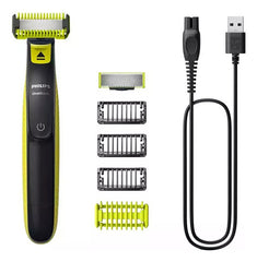 Afeitadora Philips Oneblade Qp2824/10 Para Cuerpo Rostro Usb Negro