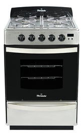 Cocina A Gas Florencia 5558 Inox 4 Hornallas Puerta Visor Inoxidable
