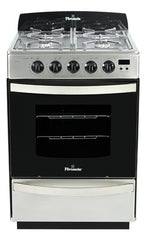 Cocina A Gas Florencia 5558 Inox 4 Hornallas Puerta Visor Inoxidable