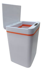 Cesto De Basura De 15l Con Sensor Inteligente Vivendi 51303 Blanco