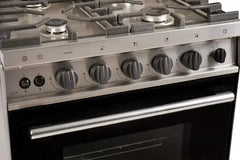 Cocina Comercial Florencia 5838 De 4 Hornallas 56cm Inox