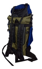 Mochila Camping Trekking Outdoor Negro Azul Verde De 90lts