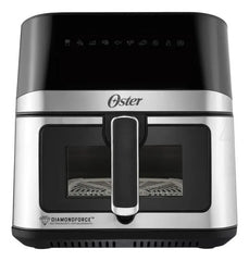 Freidora De Aire Digital Oster Con Ventana 7.5 Litros Gris