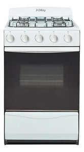 Cocina Ormay Okey Petit Multigas De 4 Hornallas Blanca Blanco