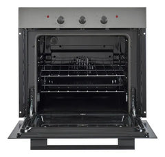 Horno Eléctrico Longvie He1900 Empotrable De 56 L Con Convección Y Grill Acero Inoxidable
