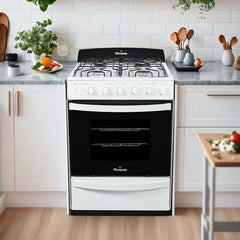 Cocina Multigas Florencia 5536 Blanca De 4 Hornallas Clase A Blanco
