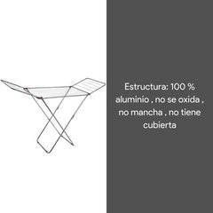 Tender De Aluminio Botafogo Lar & Lazer Con Alas Plegable De Pie 18kg