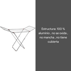 Tender De Aluminio Botafogo Lar & Lazer Con Alas Plegable De Pie 18kg