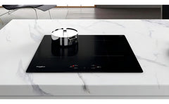 Anafe Whirlpool De Induccion 60cm 4 Hornallas Acm 807/ba Color Negro