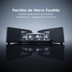 Cocina A Gas Electrolux Efficient 4 Hornallas F4egb Negro