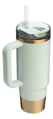 Vaso Térmico Stanley Quencher Verde Dorado 887ml Libre Bpa C Celadon Gilded