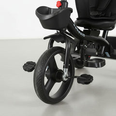 Triciclo C/ Manija Barra De Empuje Bebesit Sl1870-v1o-2 360° Negro