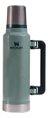 Termo Stanley Clásico De 1.4l Con Asa Plegable Verde