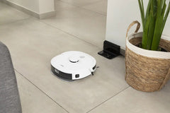 Aspiradora Y Trapeadora Robot Con Control App. Wifi. Tecnologia Laser. Mapeo. Sensores Anticaida. Blanco