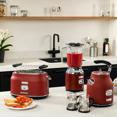 Tostadora Westinghouse Retro 2 Ranuras Roja Tm800-01 Color Rojo