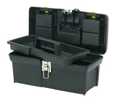Caja De Herramientas Stanley 16 Series 2000 De Plástico 20.6cm X 40.3cm X 18.1cm Negra Y Amarilla Negro/amarillo